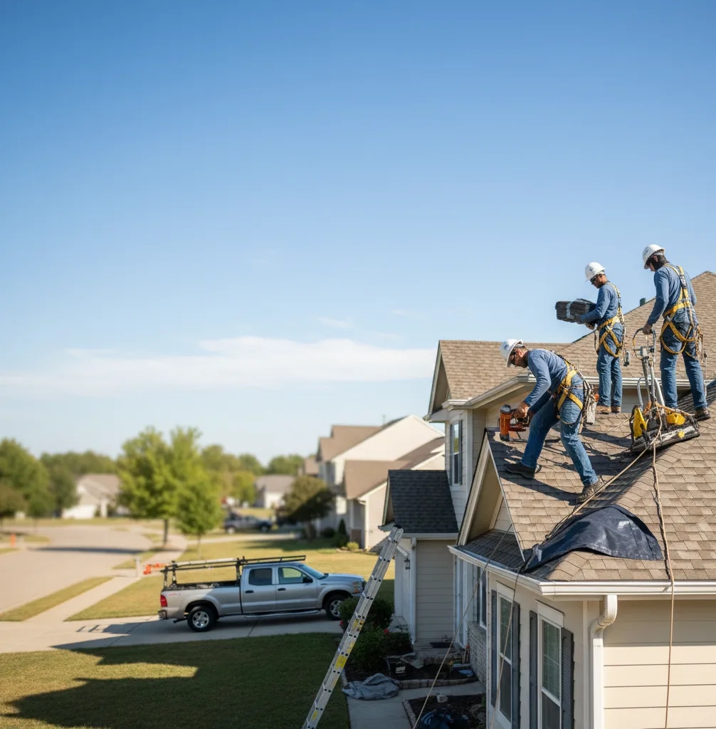 Flat Roof Repair in Gorman, TX